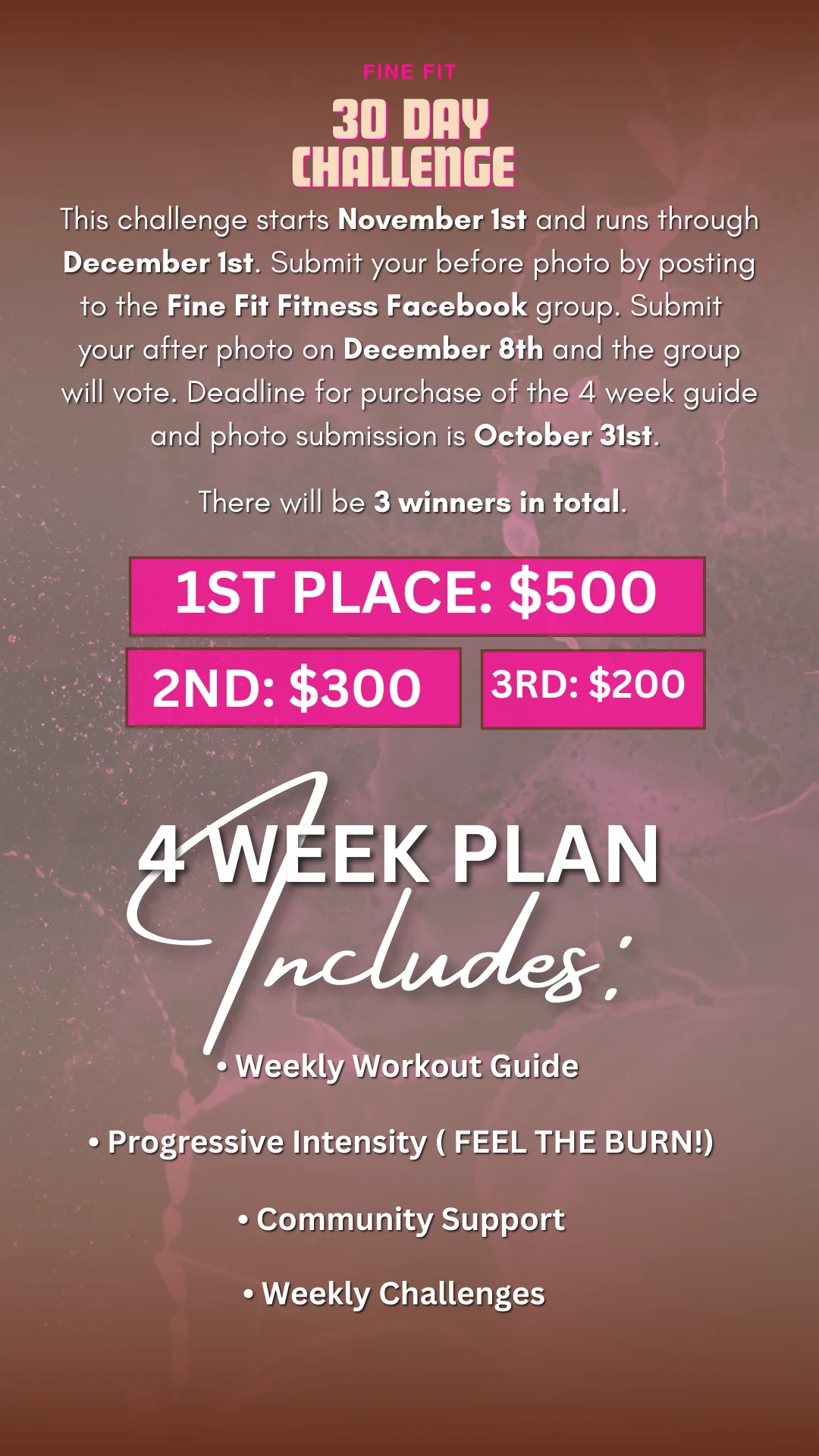 4 WEEK WORKOUT JOURNAL- FIT CHRONICLES - Image 3